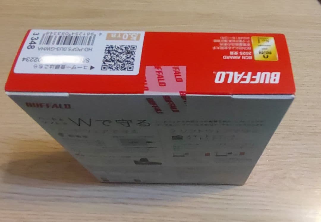 新品未使用 BUFFALO HD-PGF5.0U3-GWHA 5.0TB