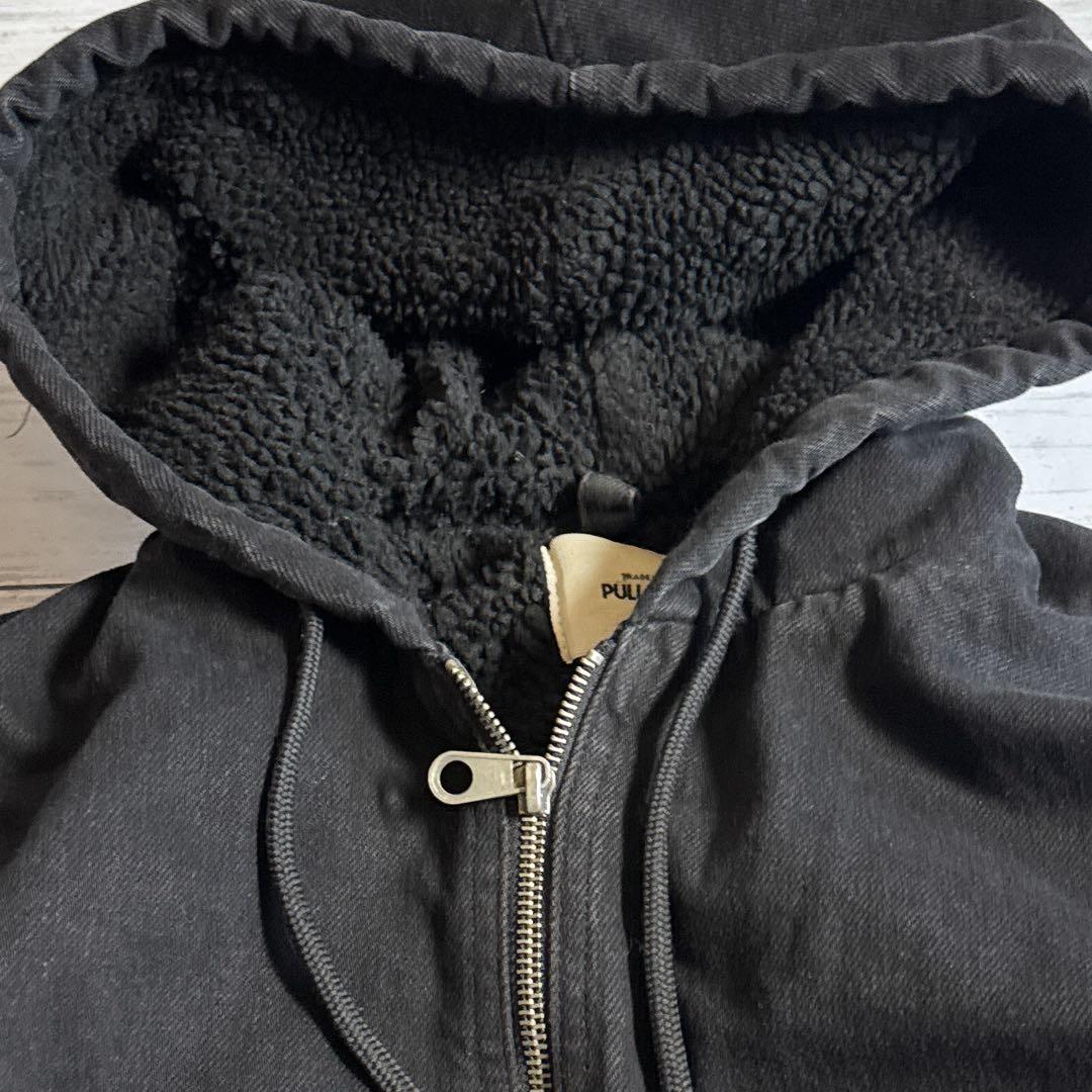 ゆ*ん様 PULL&BEAR 裏ボア ダック コットンアクティブジャケット ブラ