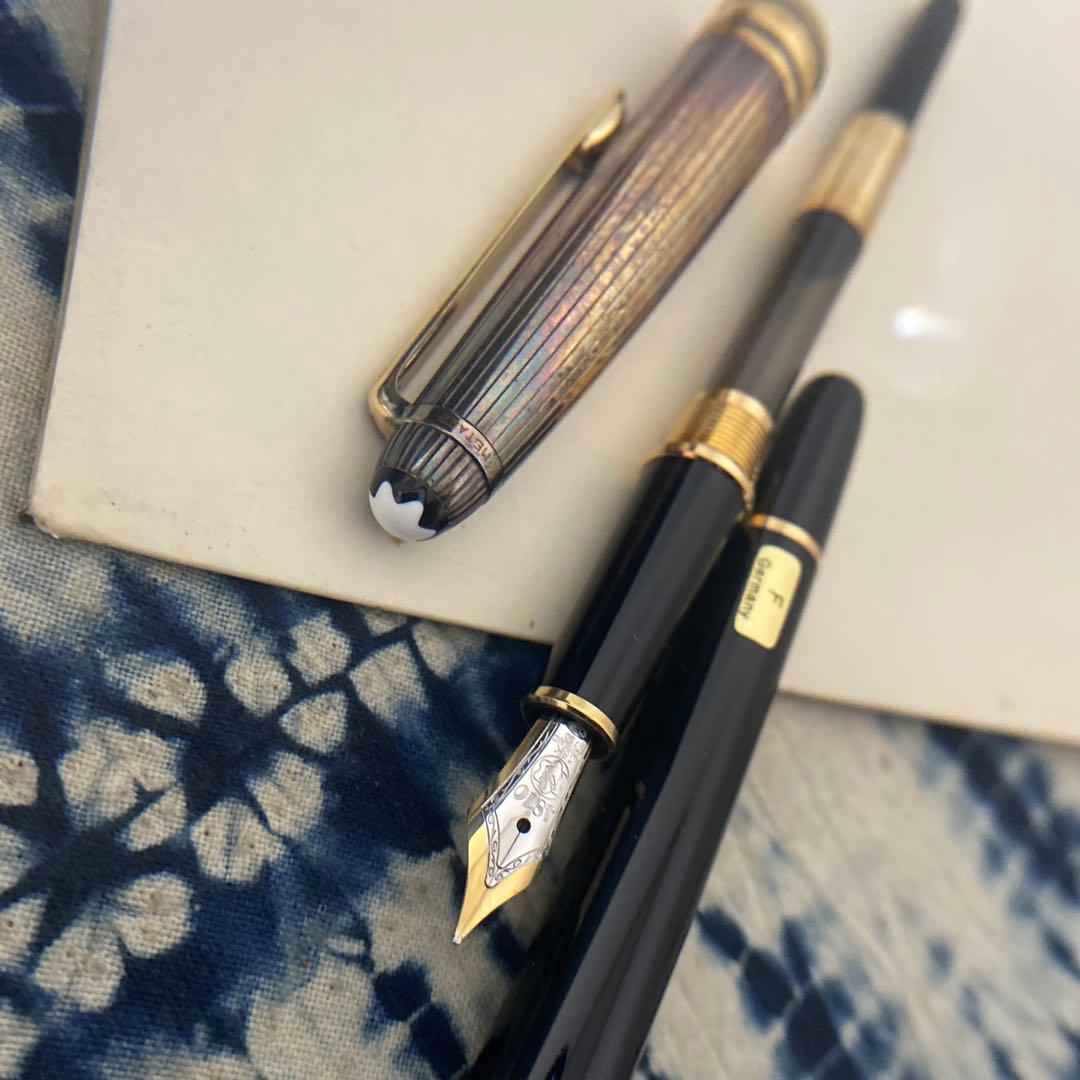 モンブラン　the art of writing 18k925silver万年筆