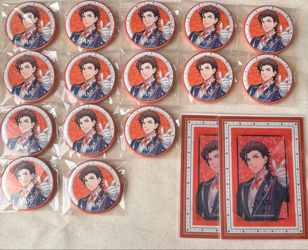 うたプリ WL 缶バッジ ビジュカ ヴァン