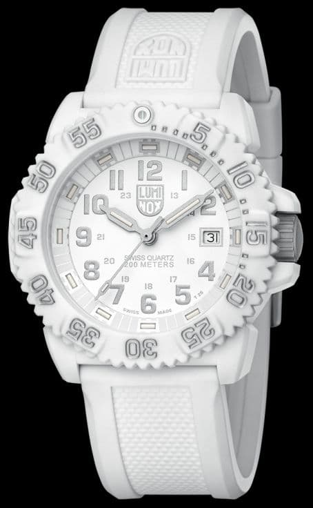 ■美品 LUMINOX 3057 カラーマーク ホワイトアウト 44mm