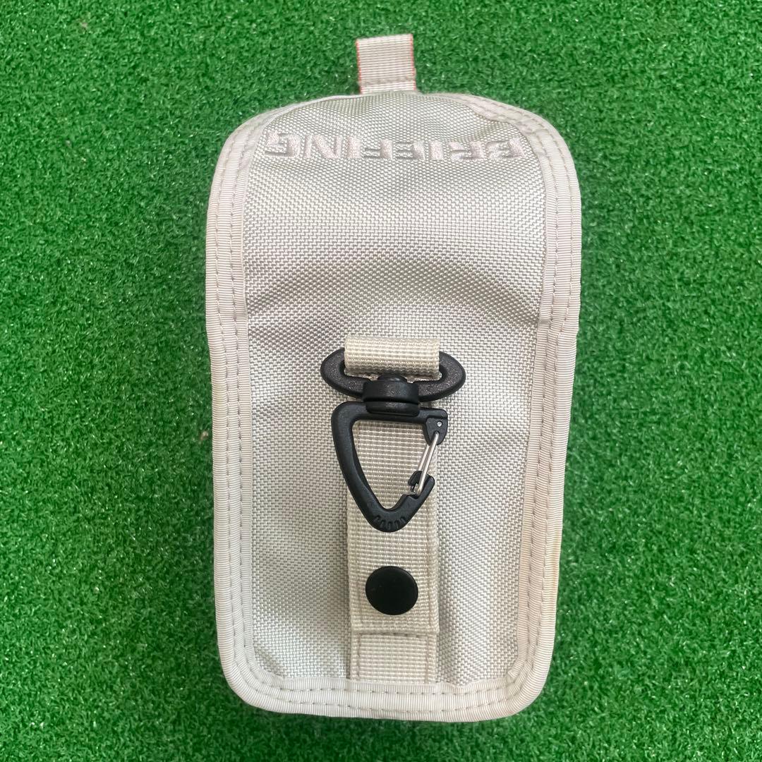 BRIEFING グレー ナイロンポーチ