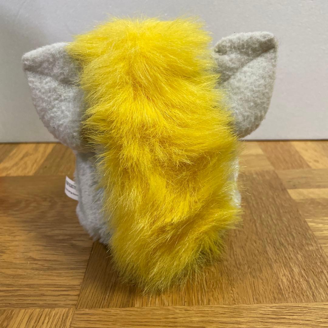 【希少・美品】日本版 ファービー グレー×イエロー TOMY製 箱・説明書付き