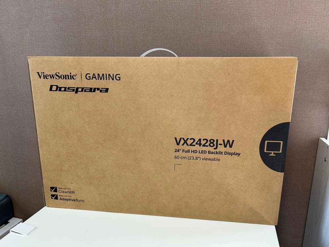 ViewSonic VX2428J-W(23.8型モニターホワイト) ×2