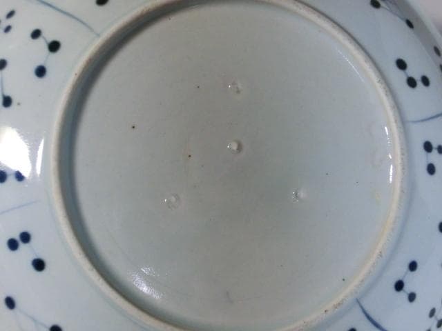 皿■古い赤絵 鳥紋 春 花弁型 春 箱付き 古玩 花唐草 時代物 骨董品■