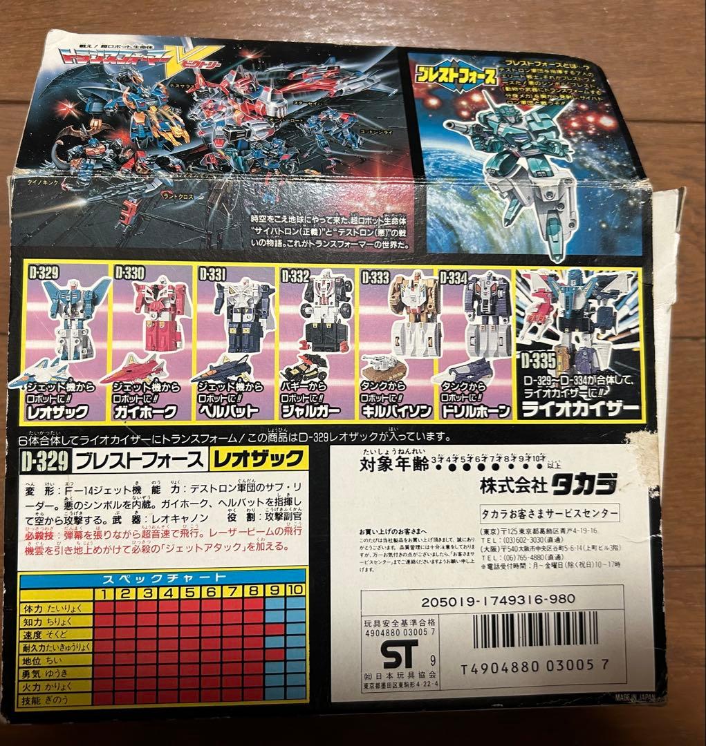 トランスフォーマー ブレストフォースまとめ売り ライオカイザー 当時
