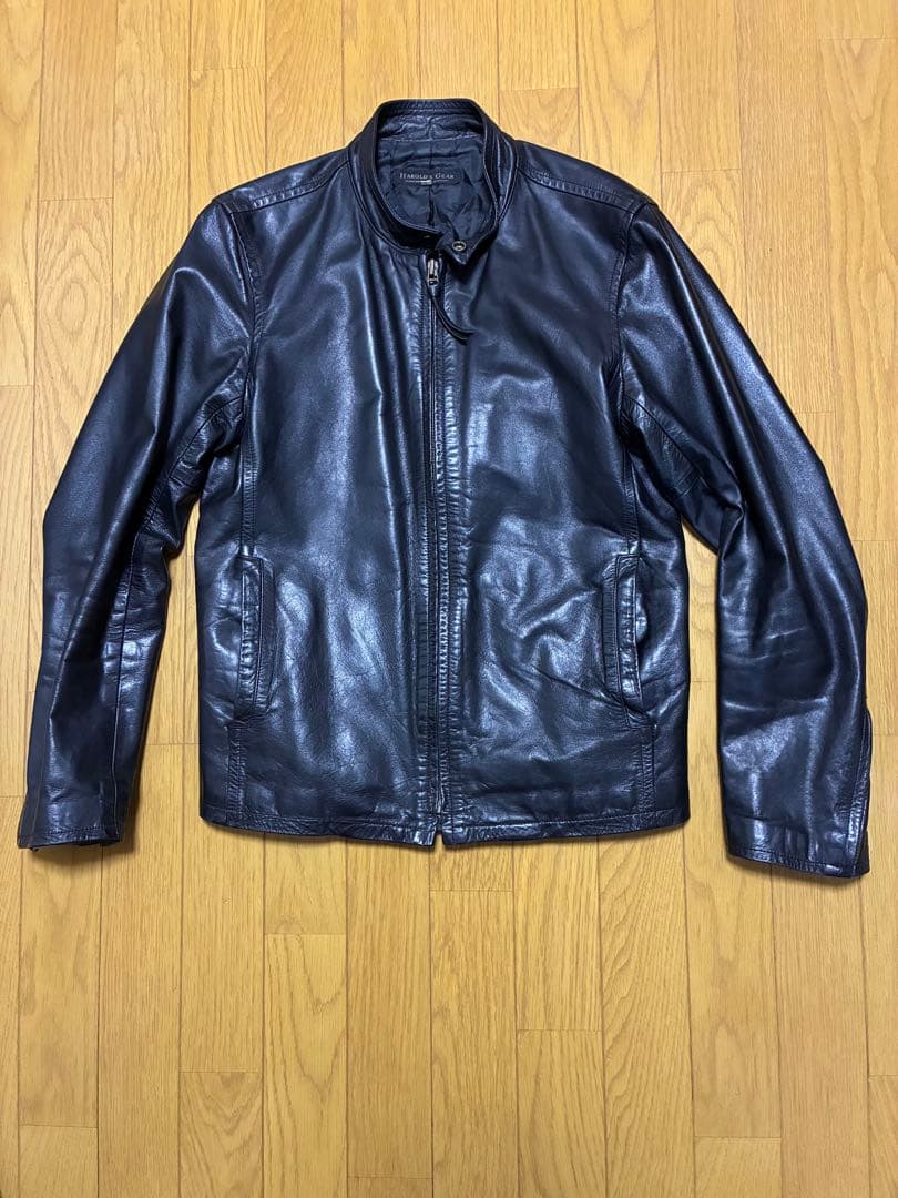 やす【HAROLD'S GEAR 】ブラック シングルライダースM\