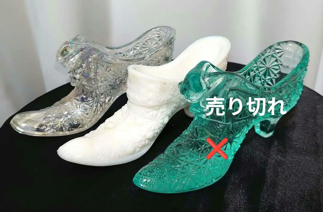 60 -70代 フェントン シューズ オパール ミルク デイジー柄 2つバラ売可