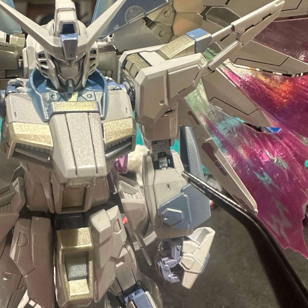 RGデスティニーガンダム　チタニウムフィニッシュ トワイライトコーティング風