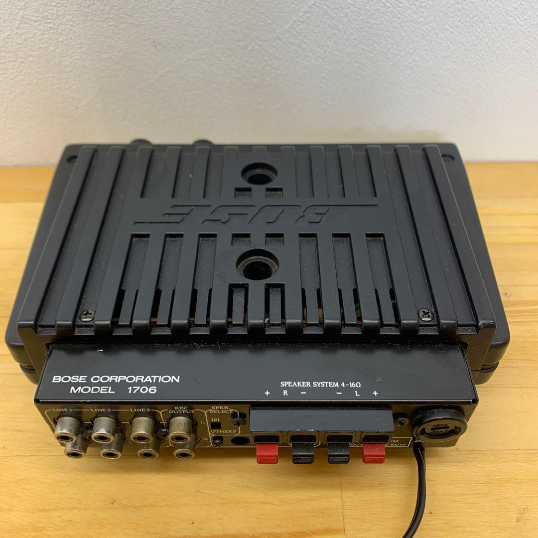 BOSE 1706 ステレオパワーアンプ セレクター付き メンテナンス済　動作品