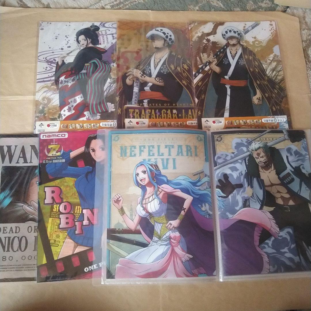 ワンピース 一番くじ クリアファイル ケース 50枚セット ロー ロビン