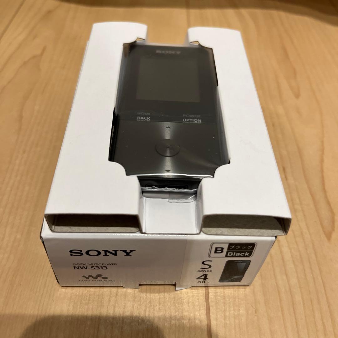 SONY NW-S313 ブラック デジタルオーディオプレーヤー送料込み　新品