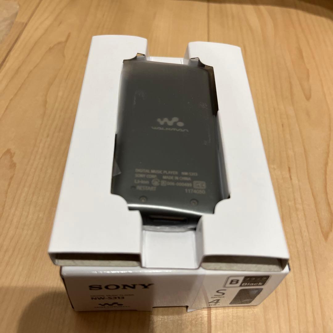 SONY NW-S313 ブラック デジタルオーディオプレーヤー送料込み　新品