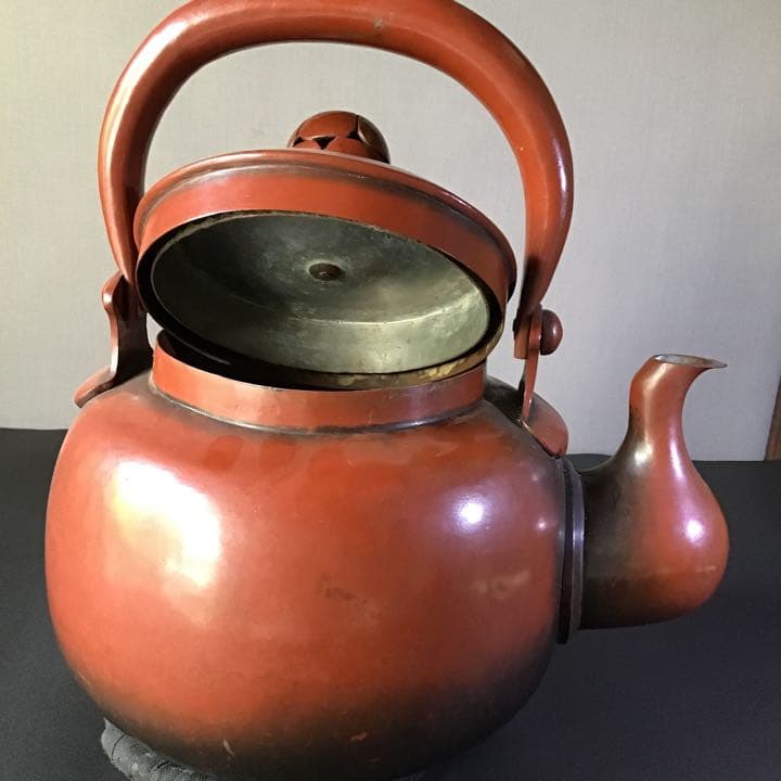 珍品　大型薬缶