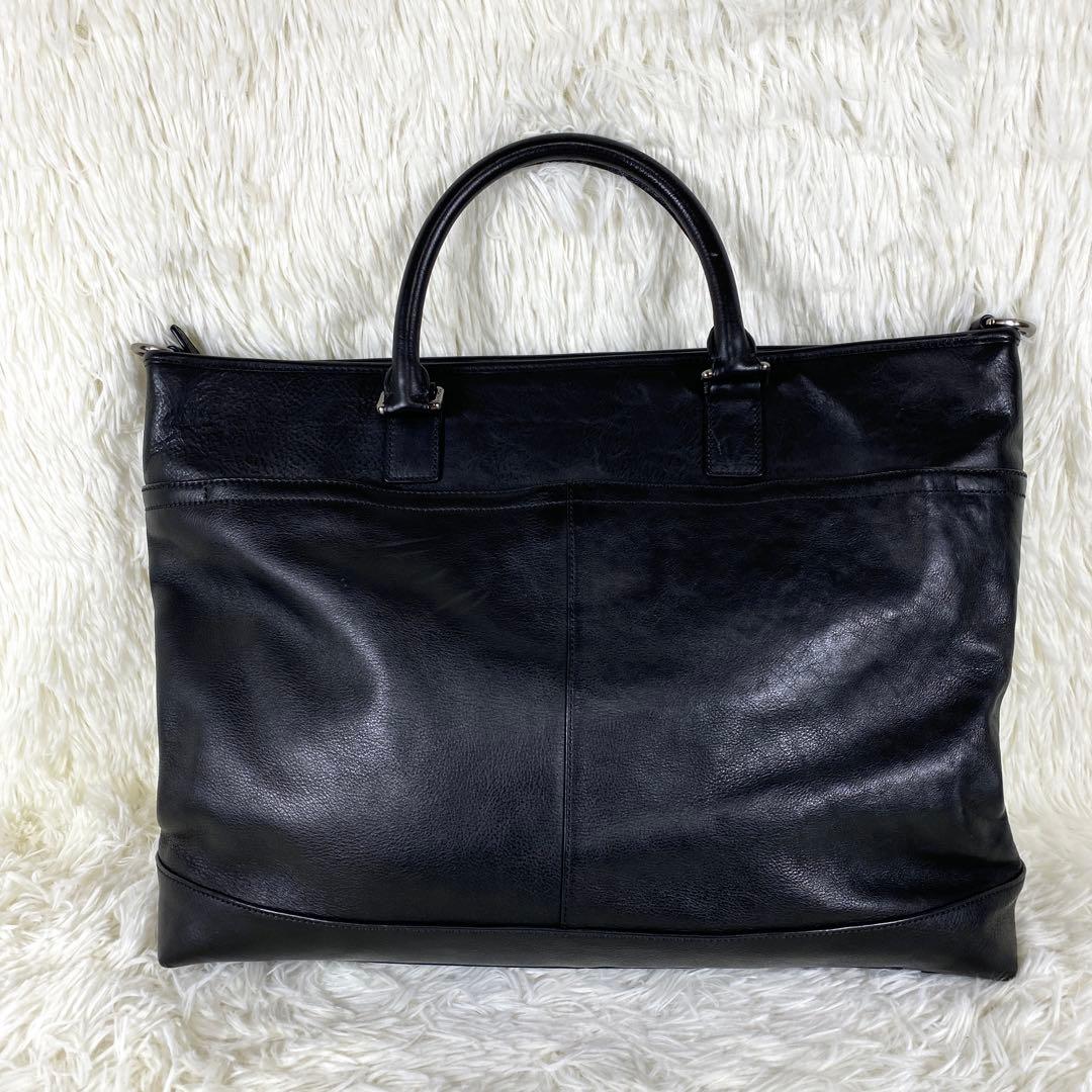 『COACH』レザー ビジネストート ビジネスバック