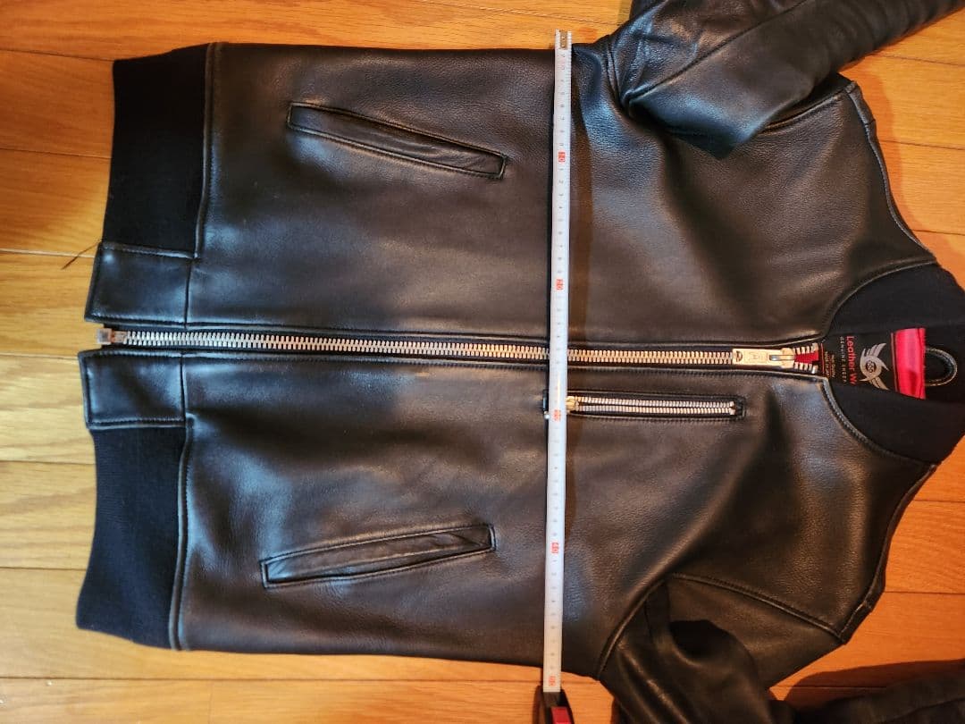 666Leather Wear 稀少MAー１Typeジャケット M ブラック