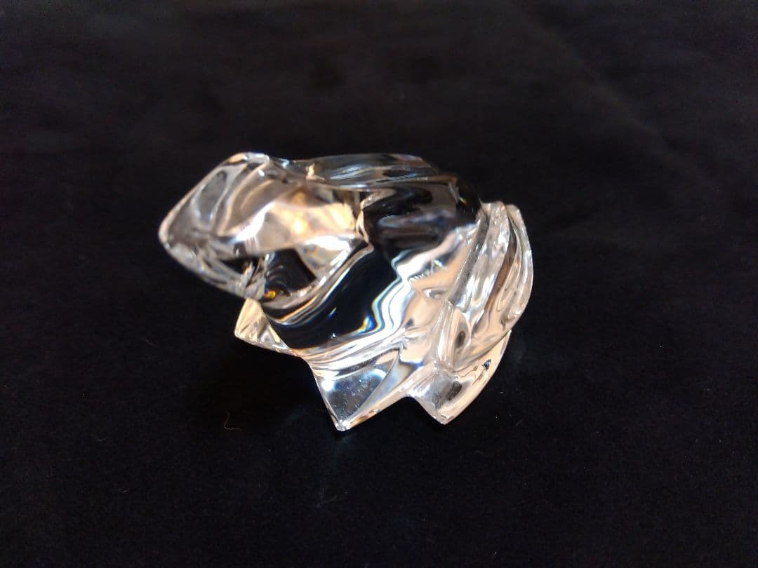 バカラ　BACCARAT　クリスタルガラス　カエル