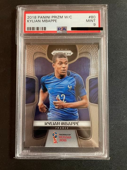 PSA9 RC mbappe panini 2018 W杯
