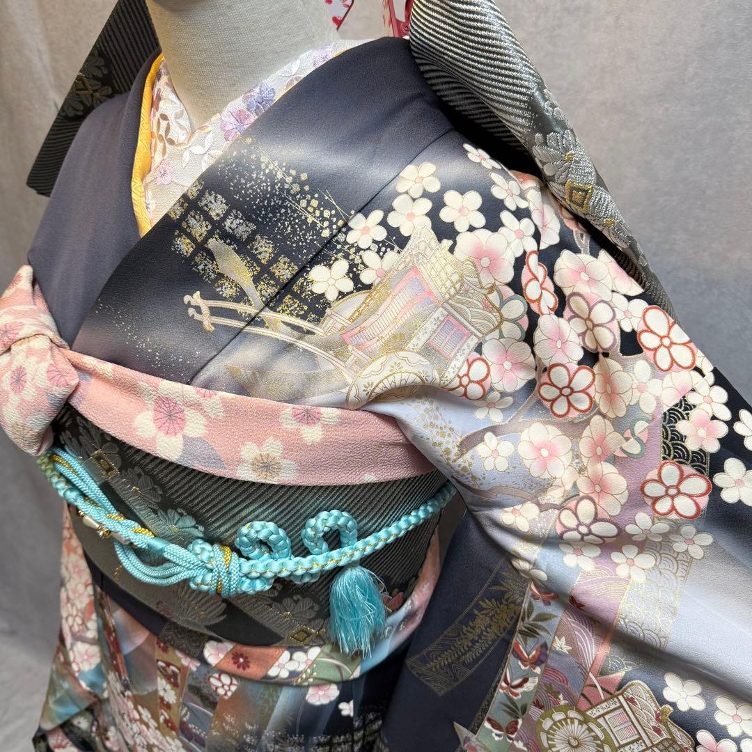 美品　振袖フルセット　古典柄　❤︎可愛い❤︎　長襦袢付き　156〜166cm