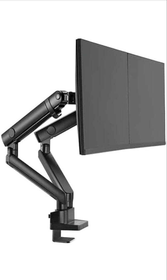 SILVER STONE ARM25 デュアルモニターアーム ブラック