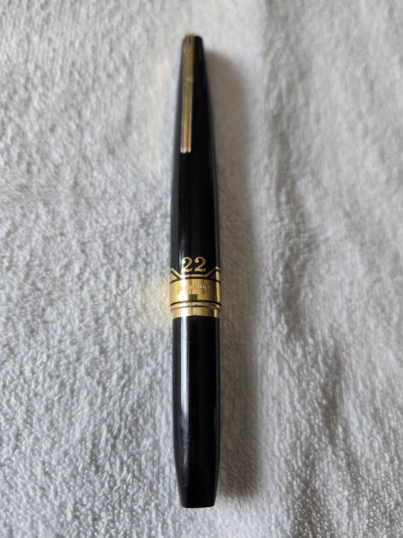 【廃盤】プラチナ　万年筆 22K　ショート　万年筆（中字）