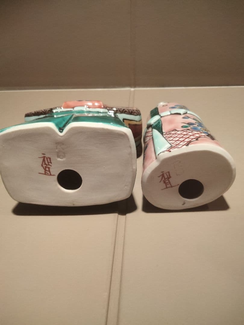 高級　九谷焼　立雛人形　良品です