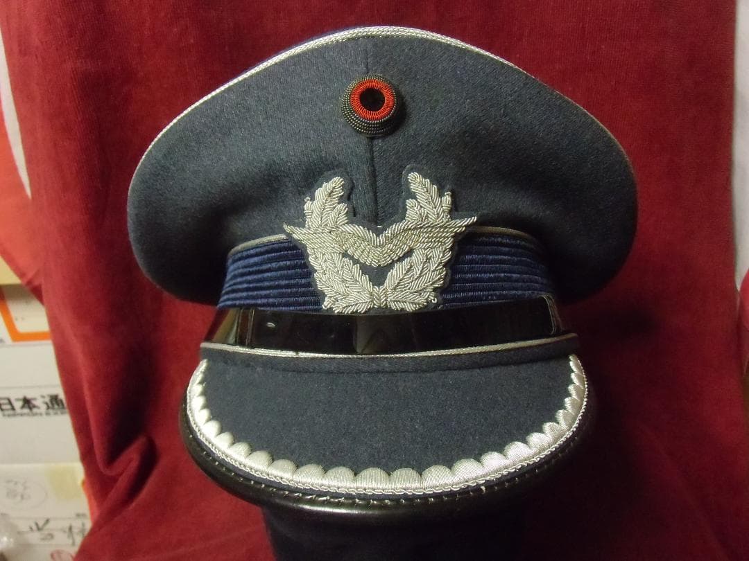 ＢＷドイツ軍/連邦軍＊空軍・ビンテージ＊将校/尉官制帽＊５６．５ｃｍ（実物）
