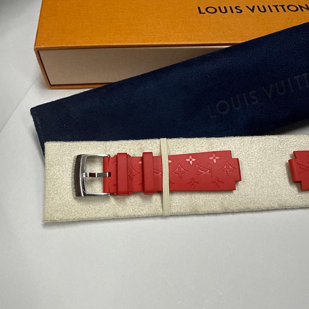 パーター ルイヴィトン　時計　ベルト　モノグラム ラバー ストラップ L