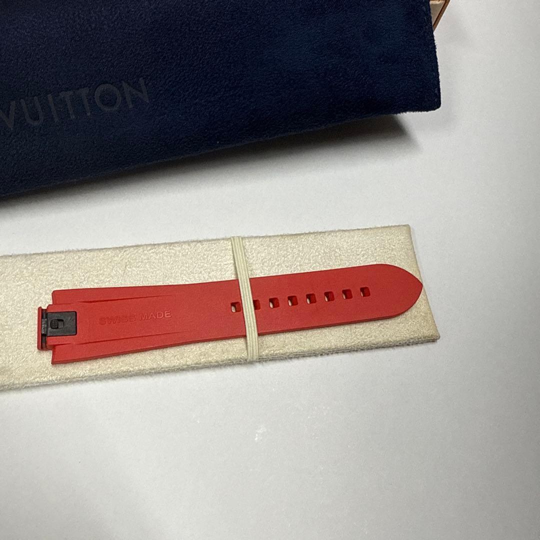 パーター ルイヴィトン　時計　ベルト　モノグラム ラバー ストラップ L