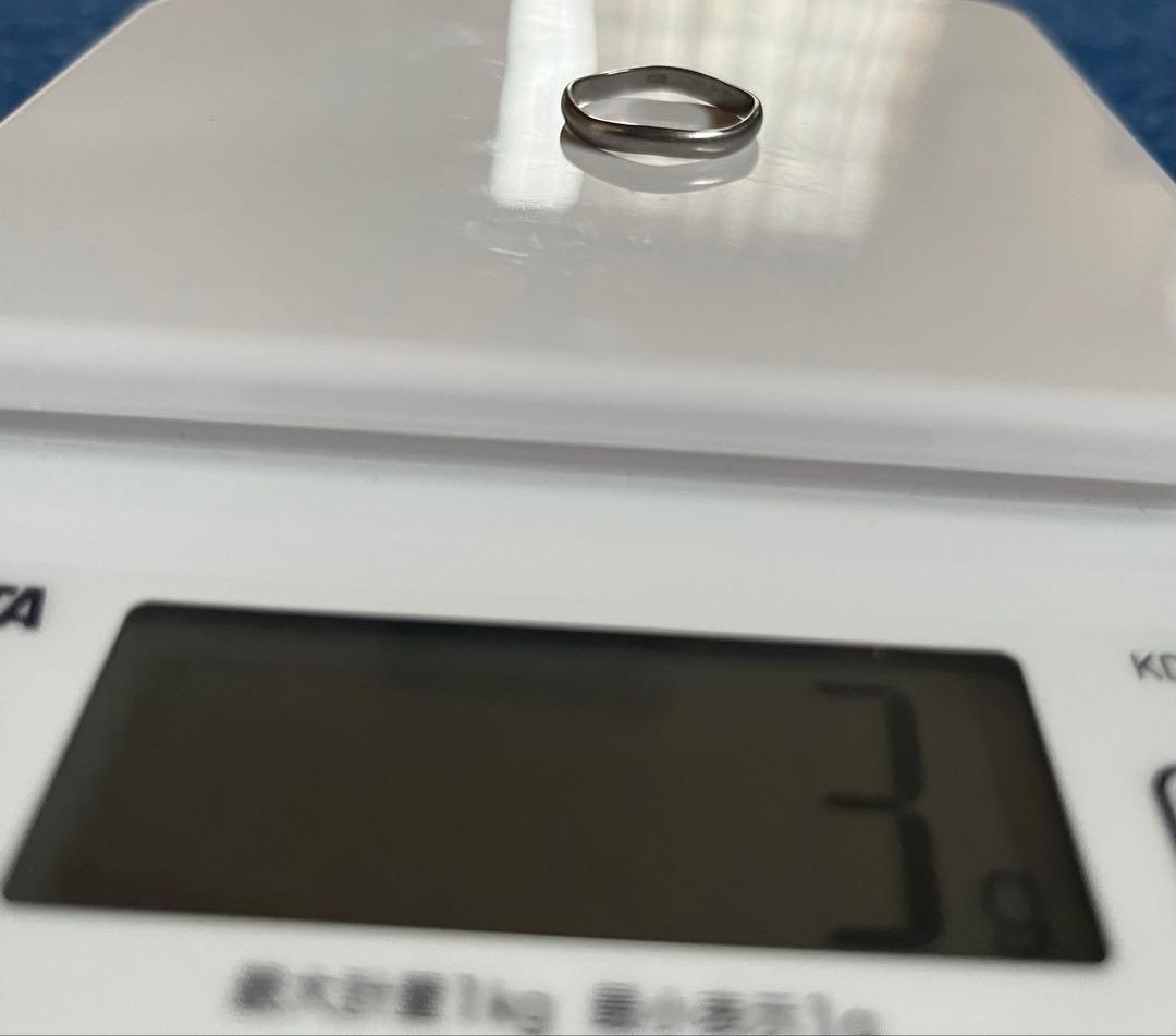 ホワイトゴールド.K18リング　3g