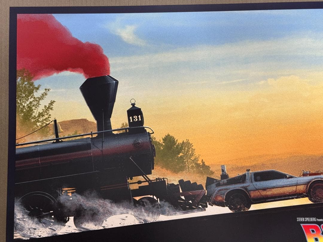 東京コミコンでクリストファー・ロイドにサインを貰うならこれ！BTTF3ポスター