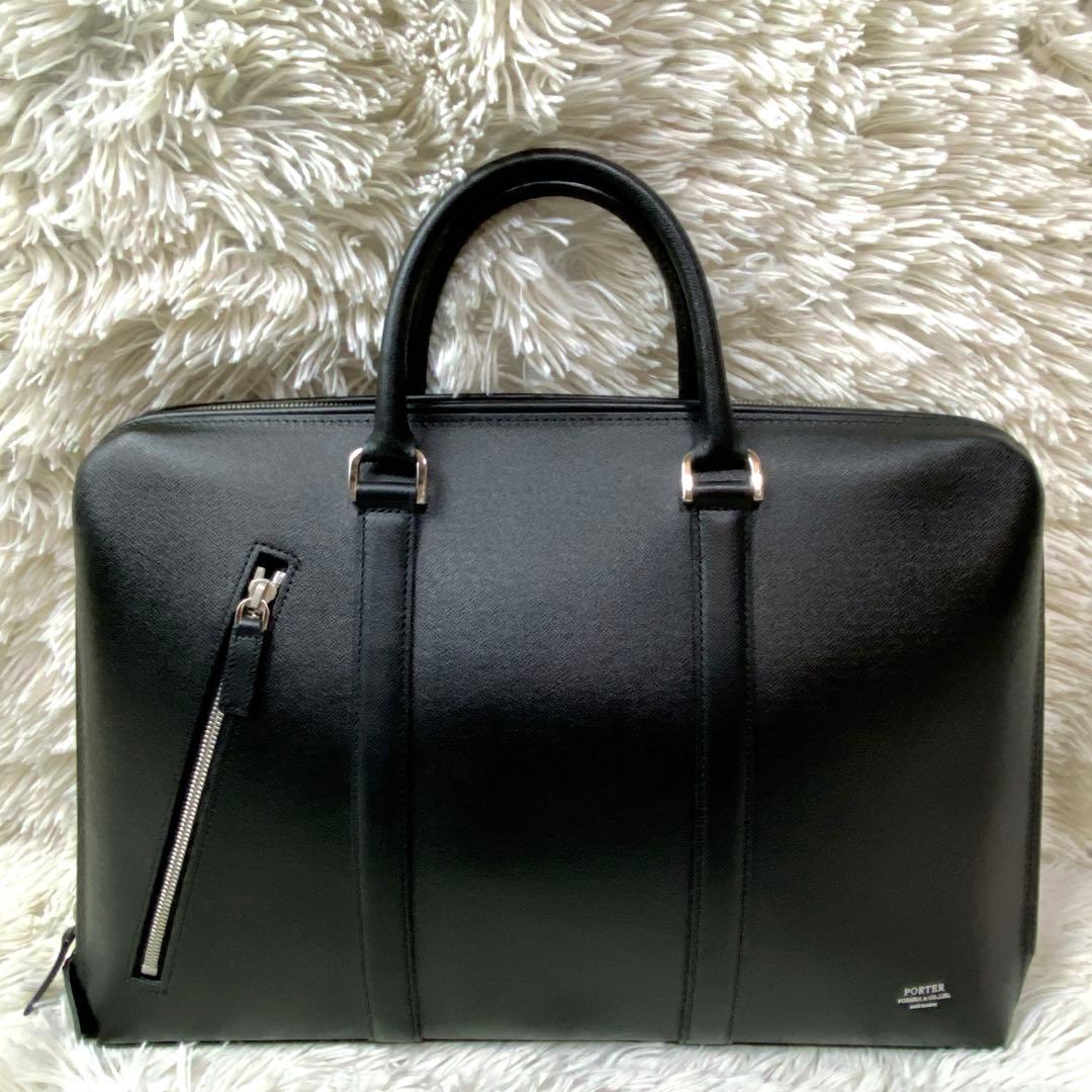新品・ポーター/吉田カバン　ブリーフケース　アベニュー　A4収納可能　レザー