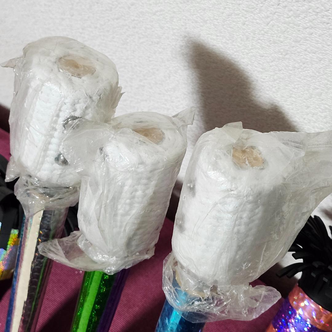 ファイアーデビルスティック3本とデビルスティック2本