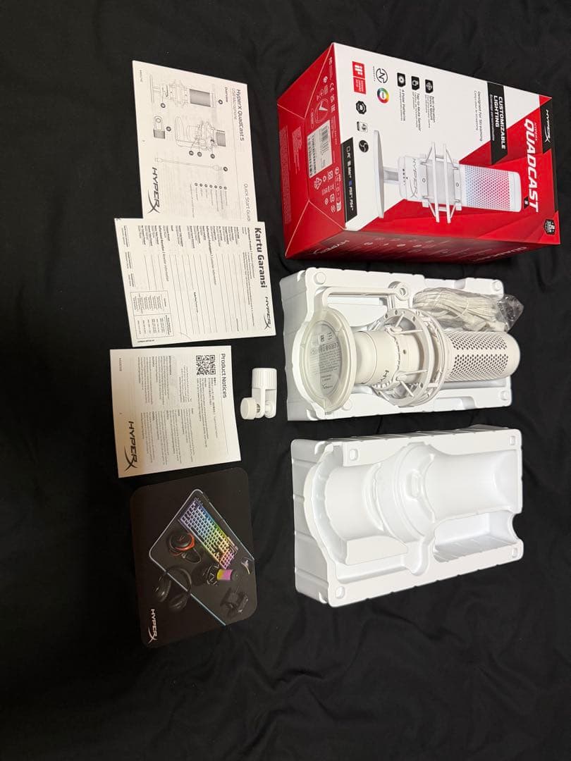 HyperX QuadCast S ホワイト USBマイク