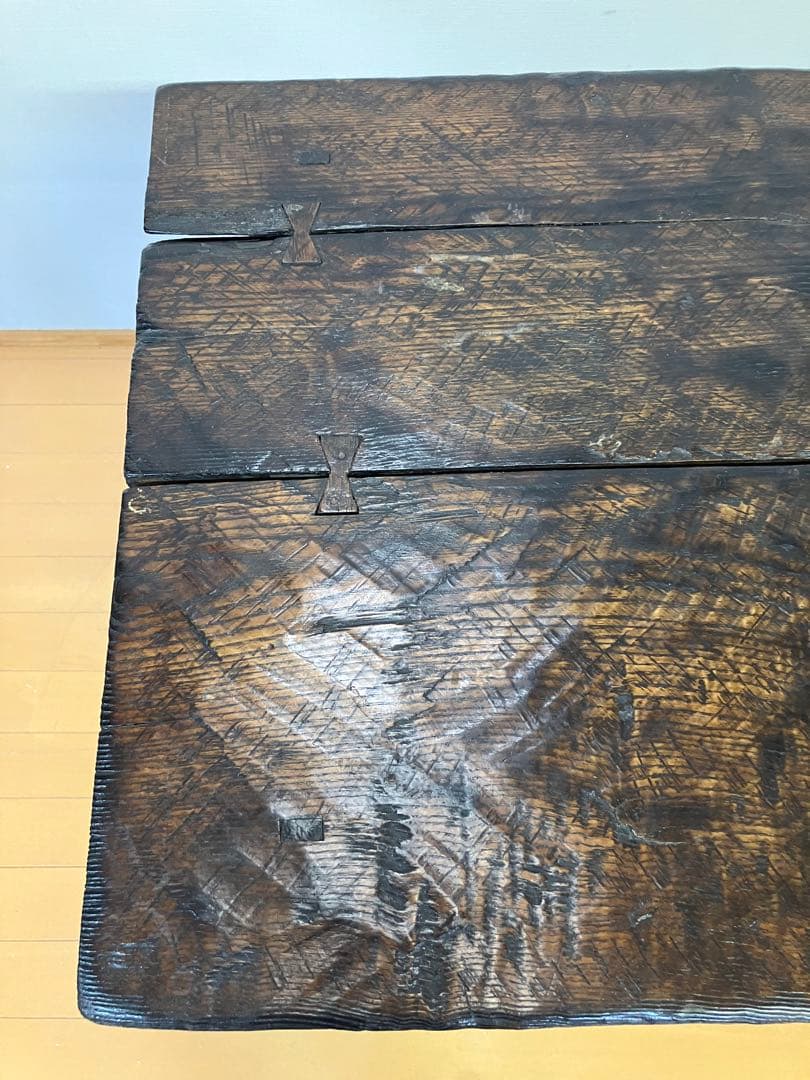 アンティーク/ヴィンテージ　テーブル　無垢材　古材　検】英国アンティーク