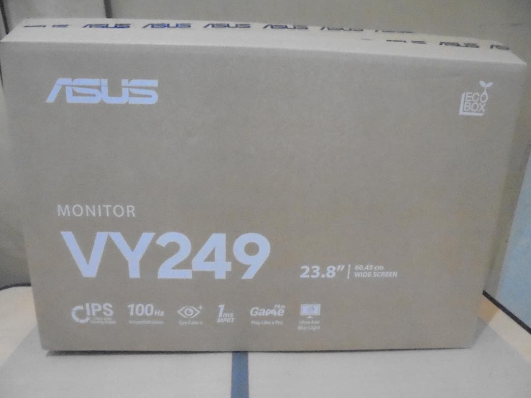 【美品】ASUS ゲーミングモニター モニター VY249HF-J