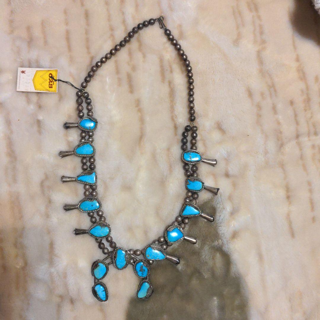 インディアンジュエリー ターコイズ ネックレス