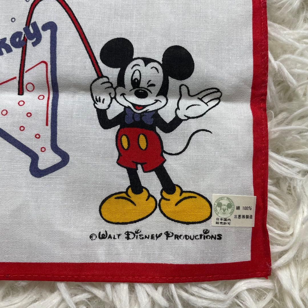 新品　希少 昭和レトロ ディズニー ハンカチ 5枚セット ミッキー ミニー
