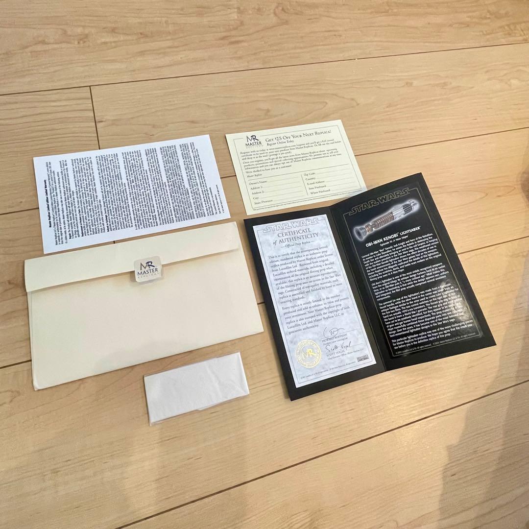 値下げ依頼セール！マスターレプリカ ライトセーバー オビワン ウェザリングEP4