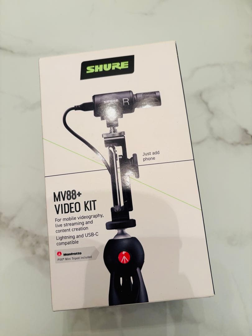 配信機器・PA機器・レコーディング機器 SHURE MV88+ VIDEO KIT