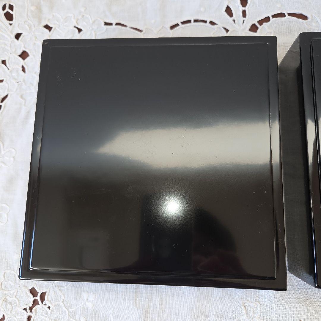 菖蒲と橋の重箱(六寸角三段重)高級漆器