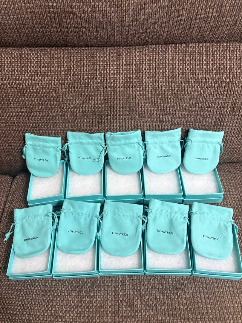 現行品　極美品Tiffany ティファニー空箱　巾着袋20セット