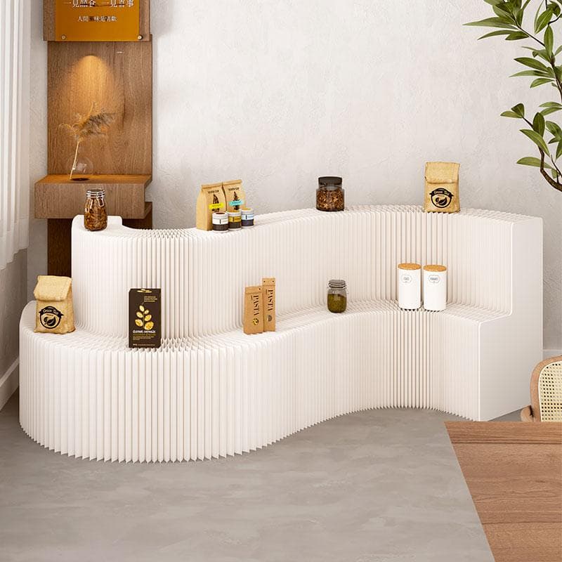 ディスプレイラック 二層式展示台 店舗用品 陳列台長さ2-3ｍ高さ88㎝総幅60