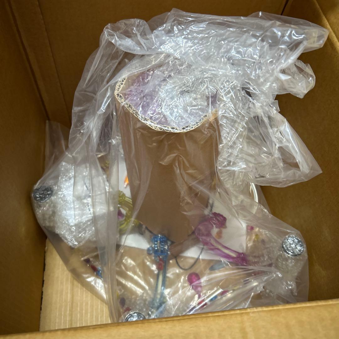 【新品未使用】LEDライト付・多色シャンデリア・5灯