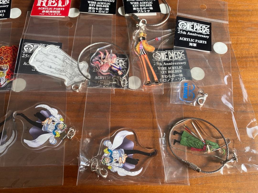 ワンピース ONE PIECE 25th アクリルパーツ　セット　まとめ売り
