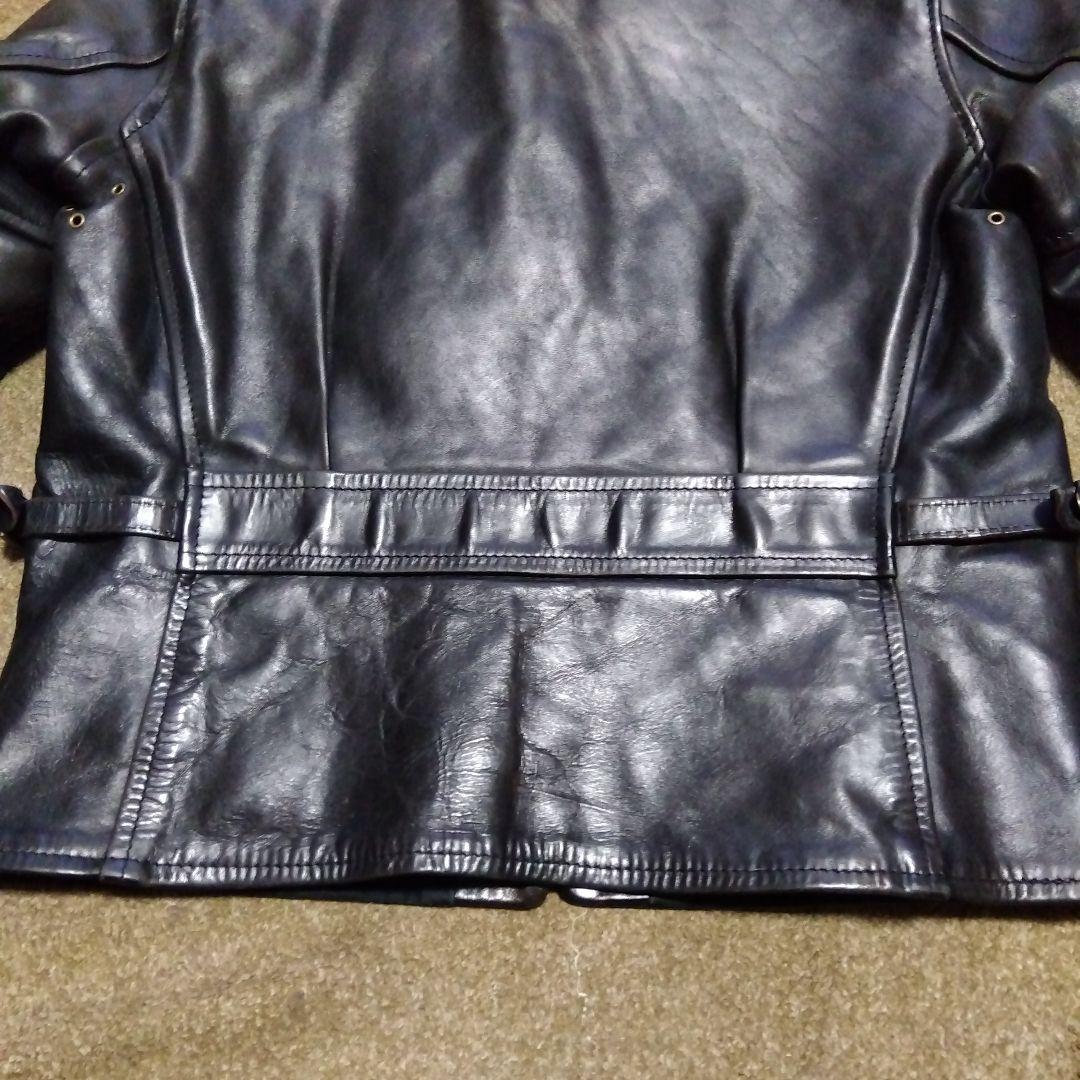 34inch STF エアロレザー ハーフベルト 馬革 Halfbelt 茶芯