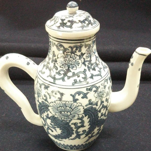 茶道具  清水焼 静水唐草 水注