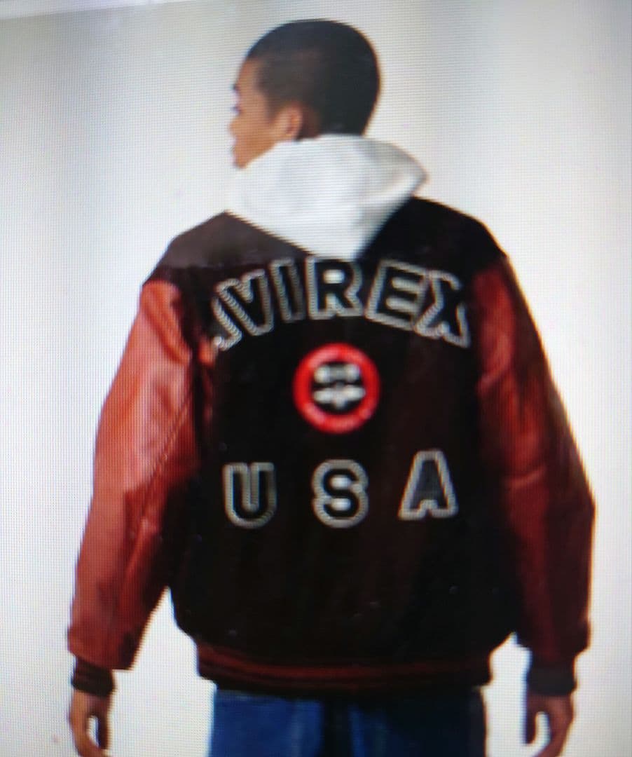 新品未使用 AVIREXシグネティバーシティジャケット　スタジャン２ＸＬブラウン