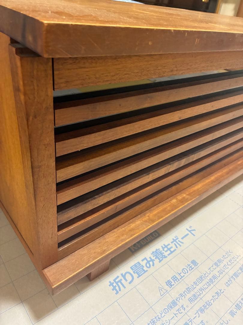 m*h様 ナチュラルウッド テレビ台 格子デザイン