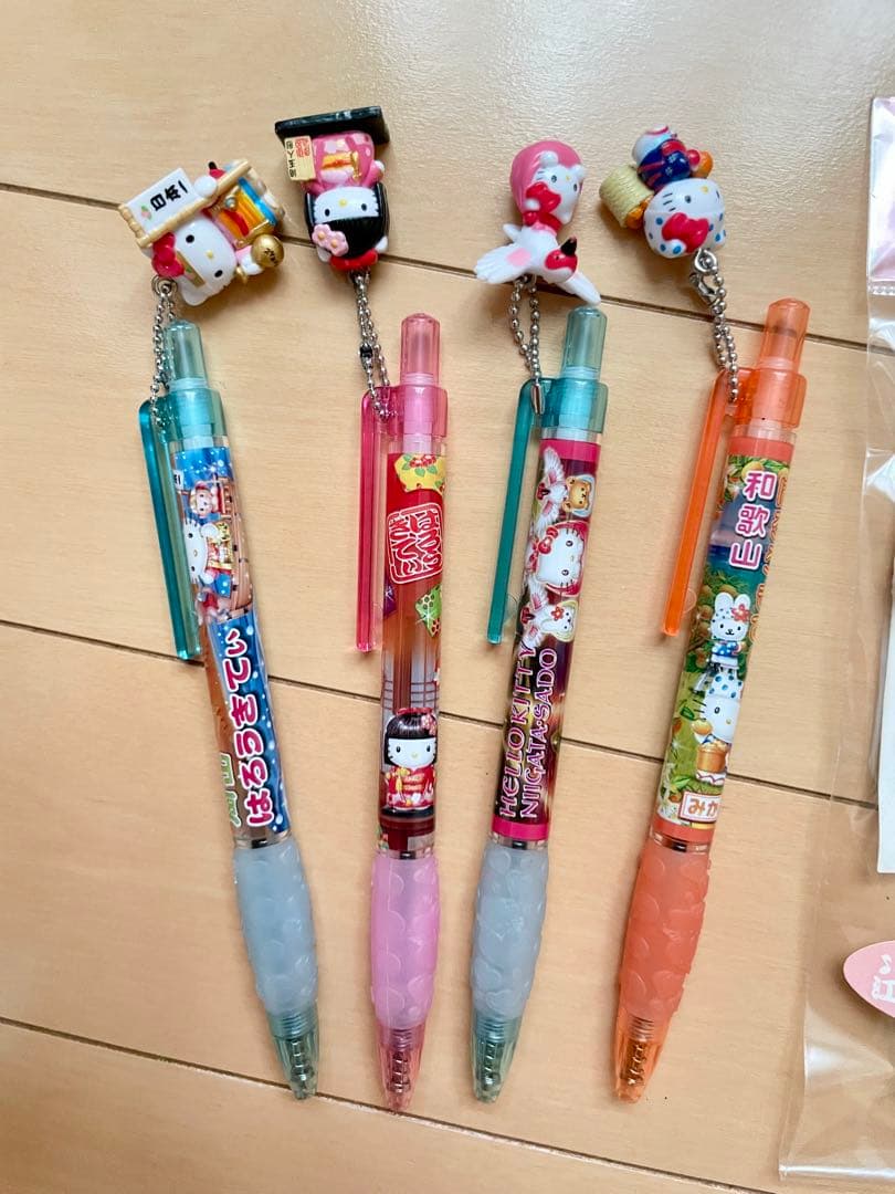 【ご当地キティ】 ボールペン シャーペン 9本 年代物 終売品 希少